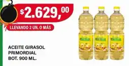 Supermercados Damesco Primordial aceite girasol oferta