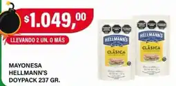 Supermercados Damesco Hellmann's mayonesa clásica doypack oferta