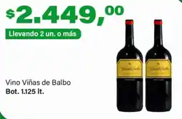Supermercados Damesco Viñas de Balbo vino oferta
