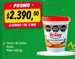 Supermercados Damesco Ilolay dulce de leche clásico oferta