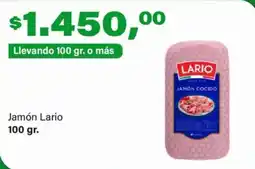 Supermercados Damesco Lario jamón cocido oferta