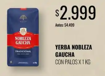 Super MAMI Nobleza gaucha yerba nobleza gaucha oferta