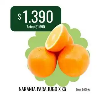 Super MAMI Naranja para jugo oferta