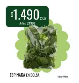 Super MAMI Espinaca en bolsa oferta