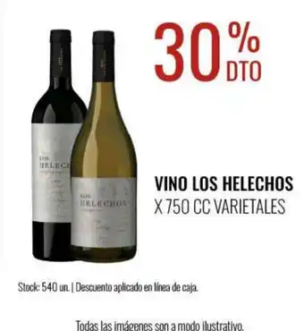 Super MAMI Los helechos vino oferta