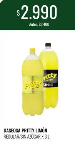 Super MAMI Pritty gaseosa limón oferta