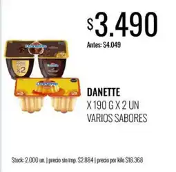 Super MAMI Danette varios sabores oferta