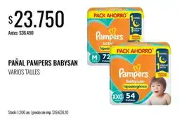 Super MAMI Pampers pañal babysan oferta