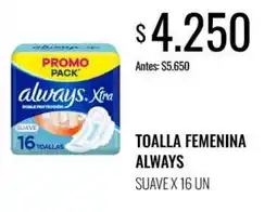 Super MAMI Always toalla femenina oferta