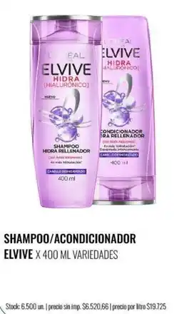 Super MAMI Elvive shampoo/acondicionador oferta