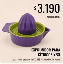 Super MAMI Yesi exprimidor para cítricos oferta
