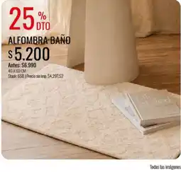 Super MAMI Alfombra baño oferta