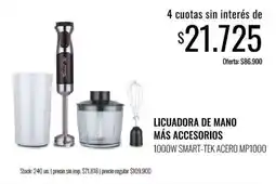 Super MAMI Smart-tek licuadora de mano más accesorios oferta