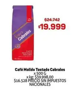 Makro Cabrales - café molido tostado oferta