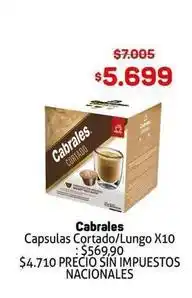 Makro Cabrales - cápsulas cortado/lungo x10 oferta