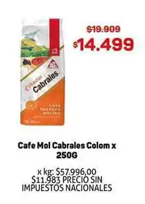 Makro Cabrales - cafe molido oferta