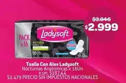 Makro Ladysoft - toalla con alas nocturnas anatomicas oferta