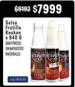 Makro Salsa frutilla oferta