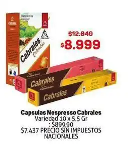 Makro Cabrales - capsulas nespresso oferta