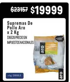 Makro Aro - supremas de pollo oferta
