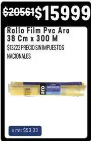 Makro Aro - rollo film pvc 38 cm x 300 m oferta