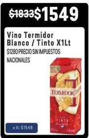 Makro Termidor - vino blanco / tinto x1lt oferta