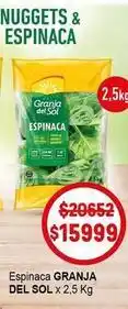 Makro Granja del sol - espinaca oferta