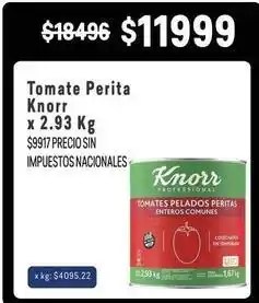 Makro Knorr - tomate perita oferta