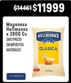 Makro Hellmann's - mayonesa oferta