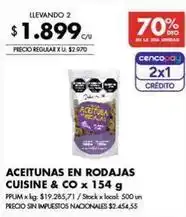 Disco Aceitunas en rodajas oferta