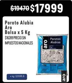 Makro Aro - poroto alubia bolsa oferta