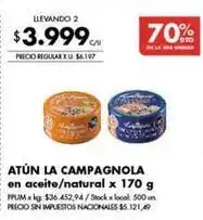 Disco La campagnola - atún oferta