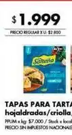 Disco Tapas para tarta hojaldradas/criolla oferta