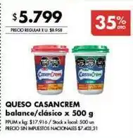 Disco Casancrem - queso balance/clásico oferta