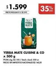 Disco Yerba mate oferta