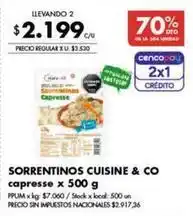 Disco Sorrentinos cuisine & co capresse oferta