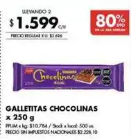 Disco Chocolinas - galletitas chocolinas oferta