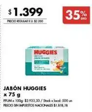Disco Huggies - jabón oferta