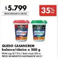 Disco Casancrem - queso oferta