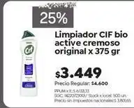 Jumbo Cif - limpiador bio active cremoso original oferta