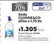 Jumbo Soda sifón oferta