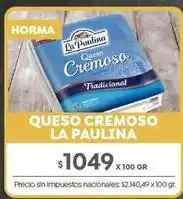 Jumbo La paulina - queso cremoso tradicional oferta