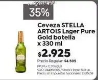 Jumbo Stella artois - stella artois lager pure gold botella oferta