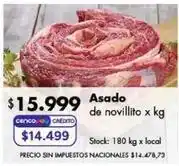 Disco Asado de novillito oferta