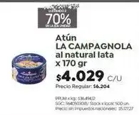 Jumbo La campagnola - atún al natural lata oferta