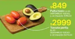 Supermercados Vea Paltahass, tomate perita oferta
