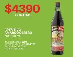 Supermercados Vea Amargo obrero - aperitivo oferta