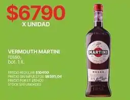 Supermercados Vea Martini - vermouth martini rosso oferta