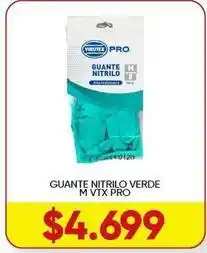 Supermercados Tadicor Pro - guante nitrilo verde m oferta