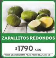 Jumbo Zapallitos redondos oferta